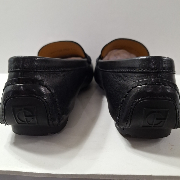 Cole Haan Men's Black Buckle Leather Careerwear Preppy Slip On Loafers Size 8.5 - Picture 11 of 13